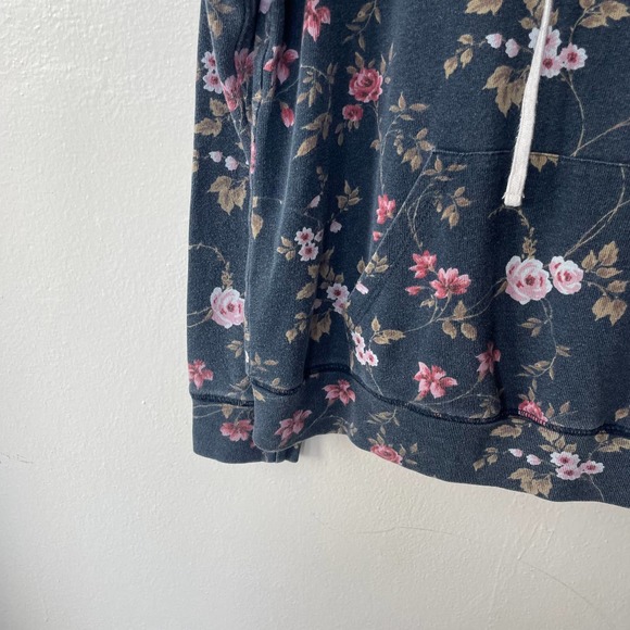 Sundry Size S Blue Floral hoodie sweater size S - Picture 6 of 10